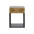 Noptieră DKD Home Decor Auriu* 35 x 40 x 55 cm Negru Metal Lemn