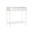 Consolă DKD Home Decor Metal MDF Alb (80 x 35 x 81 cm)