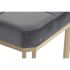 Banchetă DKD Home Decor   Gri Metal Кадифе (120 x 40 x 47 cm)