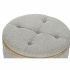 Cufăr de depozitare cu scaun DKD Home Decor Bej Lemn Metal 30 x 40 cm 80 x 80 x 43 cm