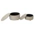 Cufăr de depozitare cu scaun DKD Home Decor Bej Lemn Metal 30 x 40 cm 80 x 80 x 43 cm