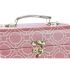 Set de Cutii Decorative DKD Home Decor Pânză Lemn Portocaliu Alb 24 x 18 x 19 cm (2 Unități)