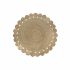 Covor DKD Home Decor 200 x 200 x 1 cm Natural Maro Poliester Iută