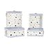 Set de Coșuri DKD Home Decor Stele Bambus 36 x 36 x 50 cm (4 pcs)