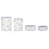 Set de Coșuri DKD Home Decor Stele Bambus 36 x 36 x 50 cm (4 pcs)
