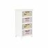 Dulap cu Sertare DKD Home Decor Gri Bej Roz Alb Infantil Lemn de paulownia (40 x 29 x 73,5 cm)