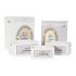 Set de Coșuri DKD Home Decor Galben Alb Gri Roz Lemn de paulownia Infantil 40 x 30 x 55 cm (5 Piese) (5 Unități)