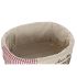 Set de Coșuri DKD Home Decor Roșu Bej Natural răchită Cottage 51 x 37 x 56 cm (5 Piese) (5 Unități)