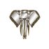 Decorațiune de Perete DKD Home Decor Oglindă Elefant Auriu* Rășină (41 x 11 x 38 cm)