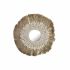Oglindă de perete DKD Home Decor Natural Alb Scoici (55 x 2,5 x 55 cm)