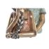 Figură Decorativă DKD Home Decor 19 x 15 x 28 cm Roșu Auriu* Turquoise Băieți (2 Unități)