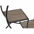 Raft DKD Home Decor Negru Gri deschis Metal Brad 90 x 30 x 100 cm (1)