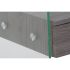 Noptieră DKD Home Decor Gri Maro închis Geam Lemn MDF 50 x 40 x 45,5 cm