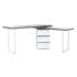 Birou DKD Home Decor Natural Gri Metal MDF (150 x 120 x 75 cm)