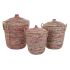 Set de Coșuri DKD Home Decor Ratan (51 x 51 x 67 cm)