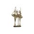 Figură Decorativă DKD Home Decor 25 x 9,8 x 44,5 cm Negru Auriu* Balerină Romantic