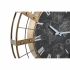 Ceas de Perete DKD Home Decor 60 x 6,5 x 78 cm Geam Argintiu Negru Auriu* Fier (2 Unități)