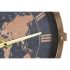 Ceas de Perete DKD Home Decor Auriu* Argintiu Geam Fier Harta Lumii 42 x 8,5 x 54 cm (2 Unități)
