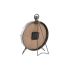 Stolní hodiny DKD Home Decor Harta Lumii 22 x 17 x 29 cm Geam Argintiu Negru Auriu* Alb Fier (2 Unități)