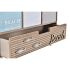 Casetă de Bijuterii DKD Home Decor Lemn Maro Turquoise 34 x 14 x 24 cm