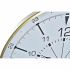 Ceas de Perete DKD Home Decor Geam Auriu* Metal Alb Busolă (60 x 3 x 60 cm)
