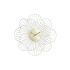 Ceas de Perete DKD Home Decor Floare Auriu* Metal (57 x 4 x 57 cm)