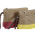 Trusă DKD Home Decor Fibră Galben Albastru Alb Roșu Bej 20 x 5 x 15 cm (4 Piese)