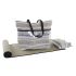 Geantă de Plajă DKD Home Decor Albastru Maro Verde Gri Mentă PVC Pânză 44 x 23 x 62 cm (2 Unități)