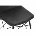 Scaun de Sufragerie DKD Home Decor Negru Gri închis 47 x 53 x 81 cm