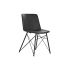 Scaun de Sufragerie DKD Home Decor Negru Gri închis 47 x 53 x 81 cm
