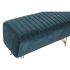 Banchetă DKD Home Decor   90 x 31 x 47 cm Metal Turquoise