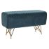 Banchetă DKD Home Decor   90 x 31 x 47 cm Metal Turquoise