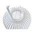 Lucerna DKD Home Decor Geam Alb Bambus (28 x 28 x 47 cm)
