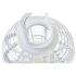 Lucerna DKD Home Decor Geam Alb Bambus (35 x 35 x 29 cm)