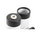 Set de Baie DKD Home Decor Alb Negru Alb/Negru Metal Rășină Modern 7,2 x 7,2 x 16,4 cm