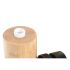 Dozator de Săpun DKD Home Decor Negru Natural Bambus polipropilenă Loft 8 x 8 x 16 cm