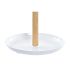 Oglindă DKD Home Decor Alb Natural Bambus Aluminiu polistiren 17 x 17 x 31 cm