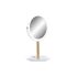 Oglindă DKD Home Decor Alb Natural Bambus Aluminiu polistiren 17 x 17 x 31 cm