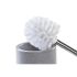 Perie pentru toaletă DKD Home Decor Gri Roz Argintiu Roz deschis Metal Aluminiu Dolomite Urban 9,8 x 9,8 x 39 cm (2 Unități)