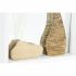 Oglindă de perete DKD Home Decor Alb Natural Cottage 25 x 4 x 25 cm (2 Unități)