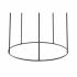 Ghiveci DKD Home Decor Natural Negru Metal Colonial Fibră (30 x 30 x 62 cm)