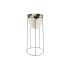 Ghiveci DKD Home Decor Natural Negru Metal Colonial Fibră (30 x 30 x 62 cm)