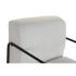Fotoliu DKD Home Decor Negru Poliester Alb Fier (64 x 74 x 79 cm)