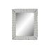 Oglindă de perete DKD Home Decor Alb Cottage Împletitură 53,5 x 4 x 62,5 cm