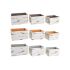 Set de Coșuri DKD Home Decor Maro Gri Portocaliu 32 x 24 x 18 cm (3 Unități)