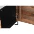 Mobilă TV DKD Home Decor 144,5 x 40 x 51 cm Negru Portocaliu Lemn Reciclat Pin