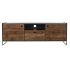 Mobilă TV DKD Home Decor 144,5 x 40 x 51 cm Negru Portocaliu Lemn Reciclat Pin