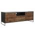 Mobilă TV DKD Home Decor 144,5 x 40 x 51 cm Negru Portocaliu Lemn Reciclat Pin
