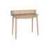 Birou DKD Home Decor Natural Ratan Lemn de paulownia (100 x 45 x 92 cm)