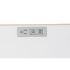 Oglindă de perete DKD Home Decor Alb Maro Gri 56 x 2 x 76 cm (4 Unități)